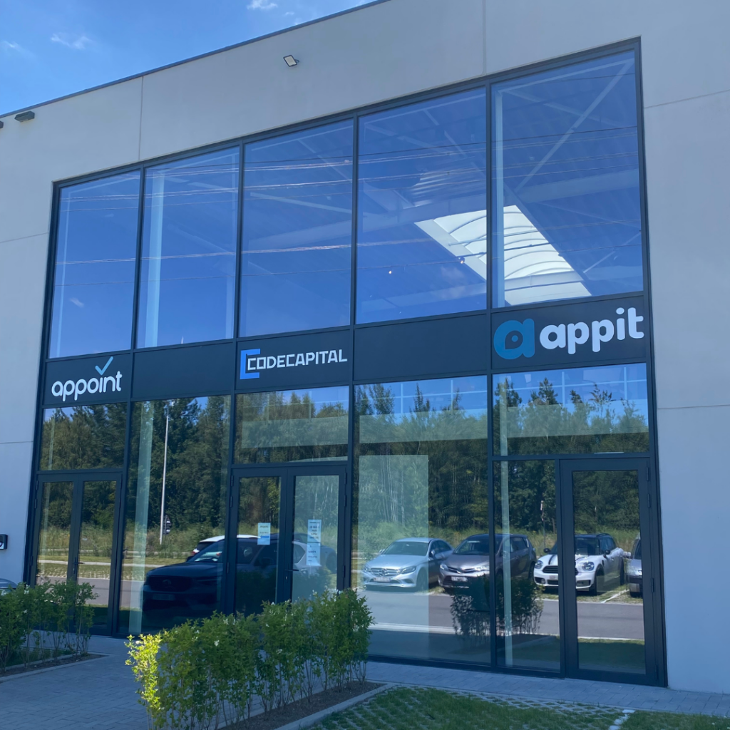 Het kantoor van softwarebedrijf CodeCapital in Genk, Limburg – Experten in software op maat en websites.